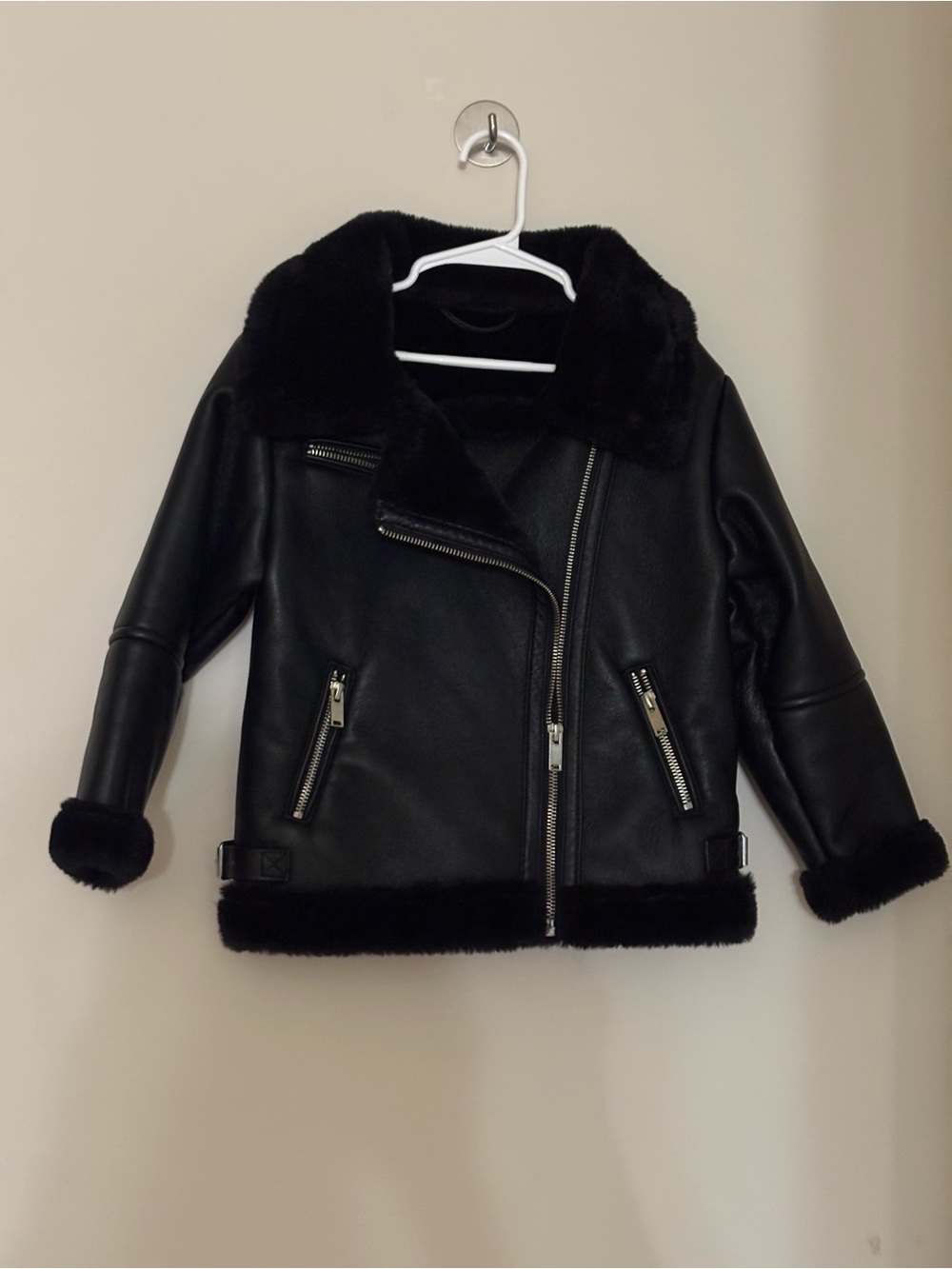 NWOT Nova Kids Faux/Leather Jacket